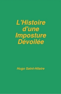 Couverture de l'Histoire d'une imposture dévoilée